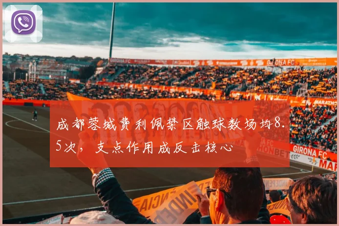 成都蓉城费利佩禁区触球数场均8.5次，支点作用成反击核心
